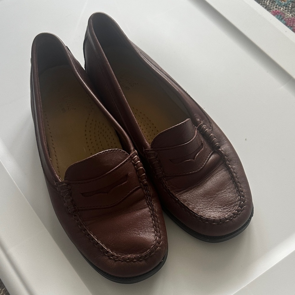 G.H. Bass & Co. Rich Brown Leather Loafers